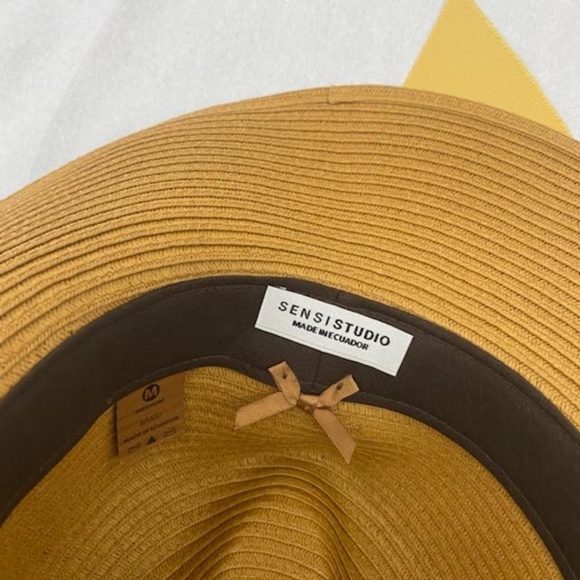 Mustard Woven Derby Hat main image 4